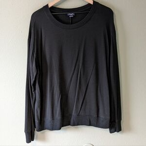 Splendid Black Viscose Lightweight Pullover Size XL